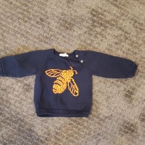 Boys sweater and plaid shirt